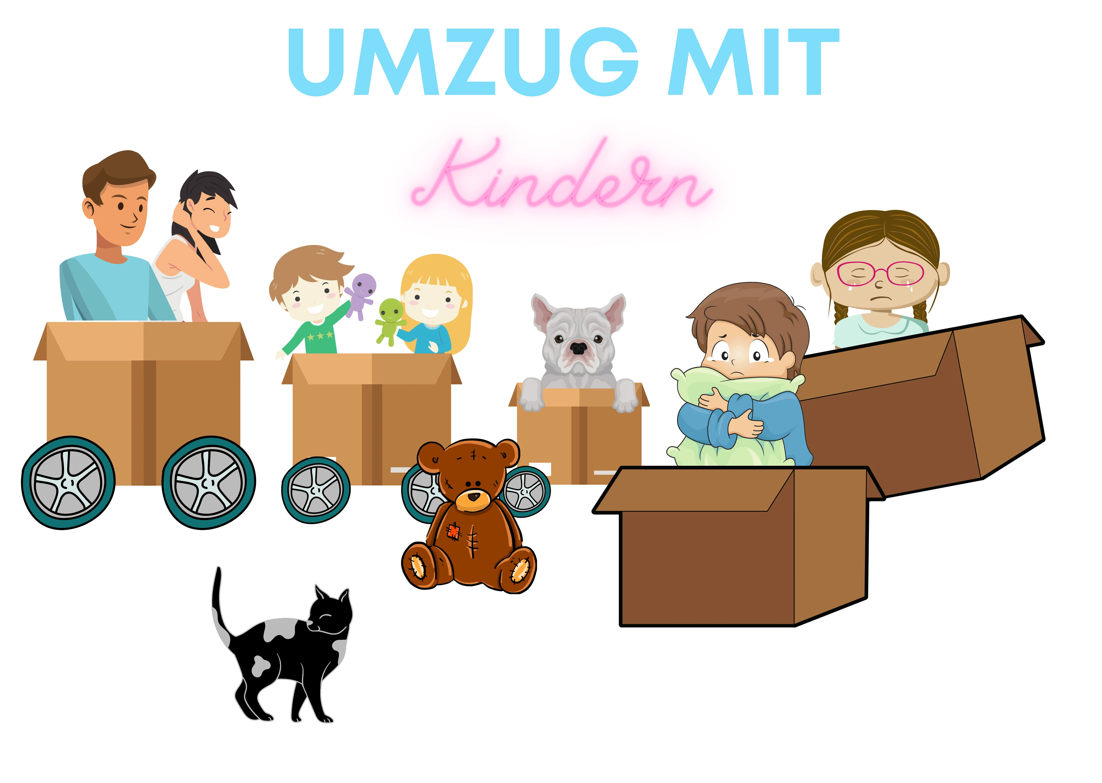 Umzug mit Kindern