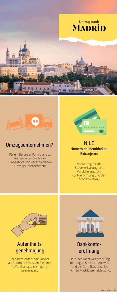 Umzug nach Madrid
