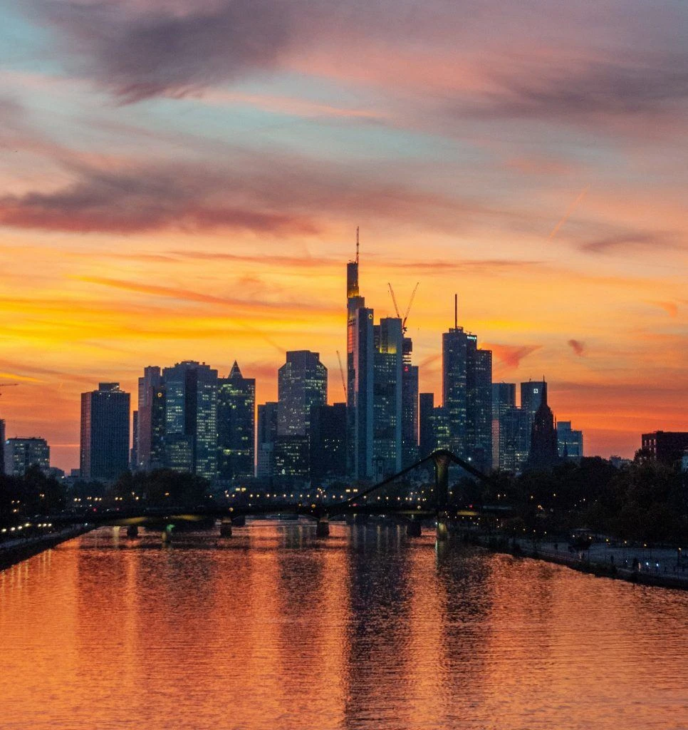 Frankfurt Sonnenuntergang
